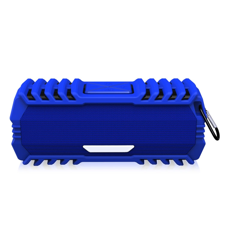 NewRixing NR-5015 Outdoor Portable Bluetooth Speakerr with Hook, Support Hands-free Call / TF Card / FM / U Disk(Blue) - free shipping - PMC Jewellery - Order now!