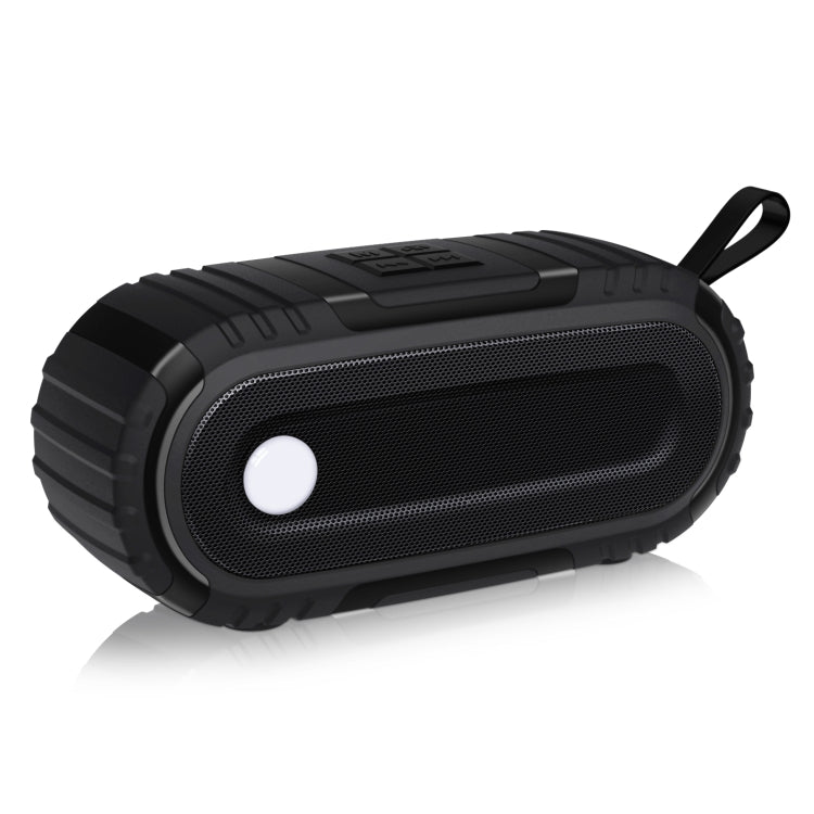 NewRixing NR-5016 Outdoor Splash-proof Water Bluetooth Speaker, Support Hands-free Call / TF Card / FM / U Disk(Black) - free shipping - PMC Jewellery - Order now!