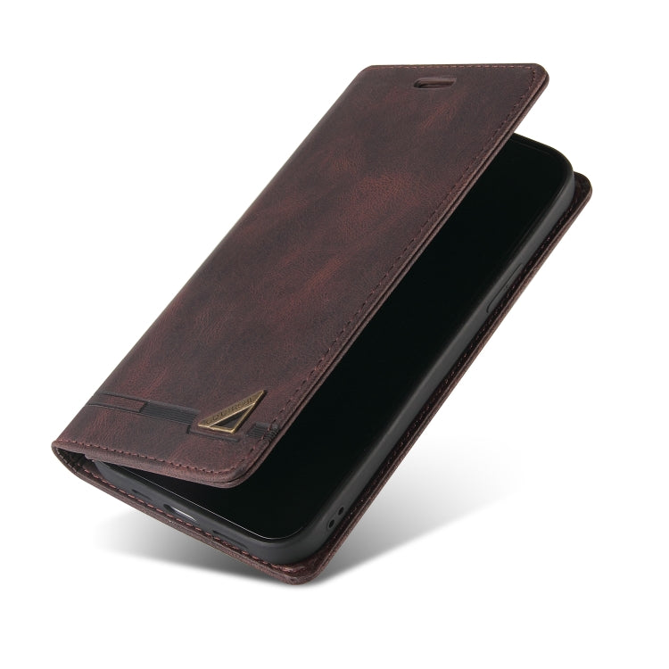 For OPPO F19 / A74 Skin Feel Anti-theft Brush Horizontal Flip Leather Case with Holder & Card Slots & Wallet(Brown) - OPPO Cases by PMC TechLife | Online Shopping South Africa | PMC TechLife | Buy Now Pay Later Mobicred