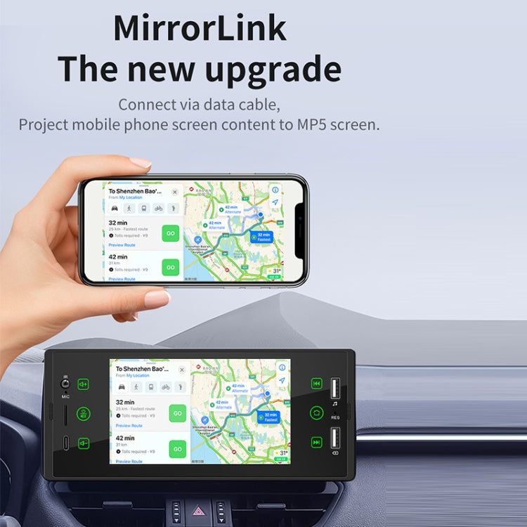 SW150 5-inch HD Touch Screen Dual USB Car MP5 Player Bluetooth Reversing Video Card U Disk Radio - Car MP3 & MP4 & MP5 by PMC TechLife | Online Shopping South Africa | PMC TechLife | Buy Now Pay Later Mobicred