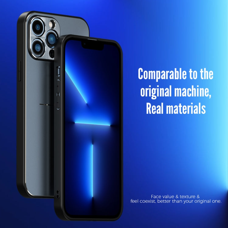 For iPhone 12 Pro R-JUST RJ-52 3-Line Style Metal TPU Shockproof Protective Case(Pink) - iPhone 12 / 12 Pro Cases by R-JUST | Online Shopping South Africa | PMC TechLife | Buy Now Pay Later Mobicred