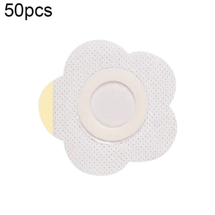 50pcs 043 Non-woven Stickers Wound Anti-seepage Three-volt Medicinal Patch, Size:7x7x3cm (Plum Shape) - free shipping - PMC TechLife - Order now!