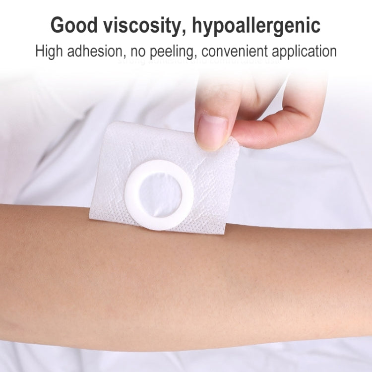 50pcs 043 Non-woven Stickers Wound Anti-seepage Three-volt Medicinal Patch, Size:7x7x3cm (Plum Shape) - free shipping - PMC TechLife - Order now!