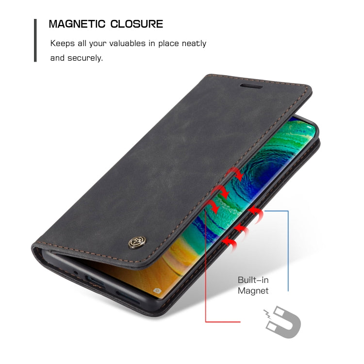 For Huawei Mate 30 Pro 4G / 5G CaseMe-013 Multifunctional Horizontal Flip Leather Case with Card Slot & Holder & Wallet(Black) - free shipping - PMC Jewellery - Order now!