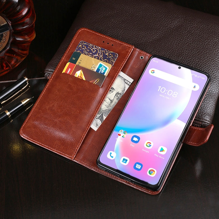 For UMIDIGI A11 Pro Max idewei Crazy Horse Texture Horizontal Flip Leather Case with Holder & Card Slots & Wallet(Sky Blue) - free shipping - PMC Jewellery - Order now!