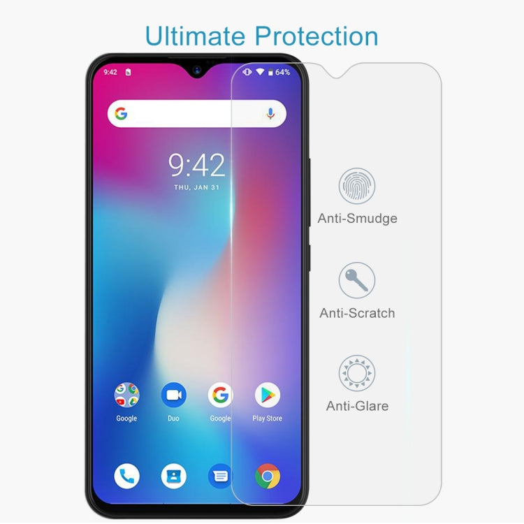 For Blackview A70 / A70 Pro / A55 10 PCS 0.26mm 9H 2.5D Tempered Glass Film - For Blackview by PMC TechLife | Online Shopping South Africa | PMC TechLife | Buy Now Pay Later Mobicred