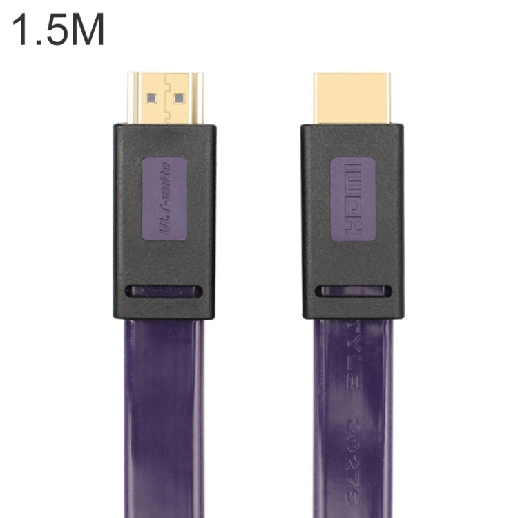 ULT-unite 4K Ultra HD Gold-plated HDMI to HDMI Flat Cable, Cable Length:1.5m(Transparent Purple) - free shipping - PMC TechLife - Order now!