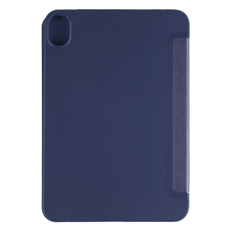 For iPad mini 2024 / mini 6 GEBEI Shockproof Horizontal Flip Tablet Case with Three-folding Holder(Royal Blue) - free shipping - PMC TechLife - Order now!