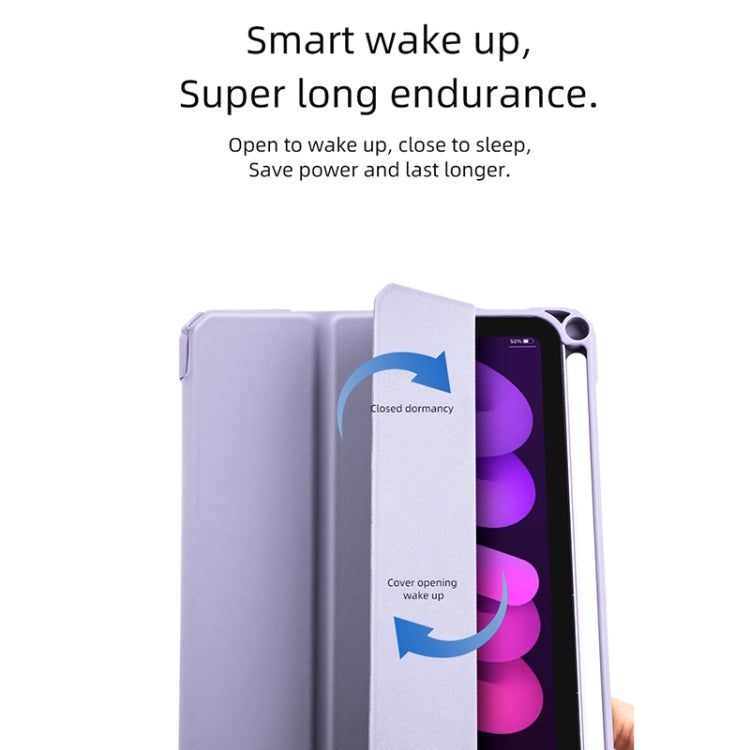 For iPad mini 6 / mini 2024 Mutural Pinyue Series Horizontal Flip Tablet Case with Holder & Pen Slot & Sleep / Wake-up Function(Black) - free shipping - PMC TechLife - Order now!