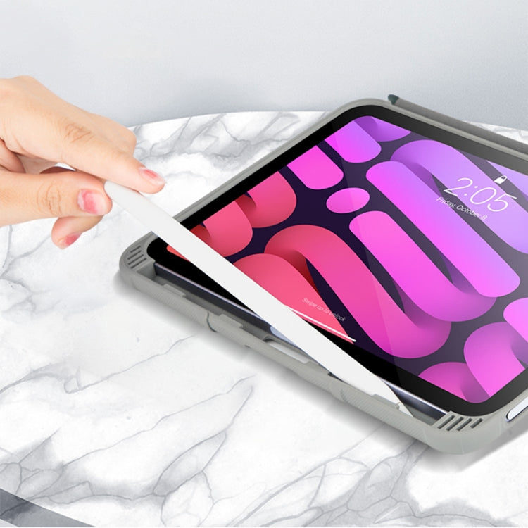 For iPad mini 6 / mini 2024 Mutural Horizontal Flip Tablet Case with Holder & Pen Slot(Dark Blue) - free shipping - PMC TechLife - Order now!