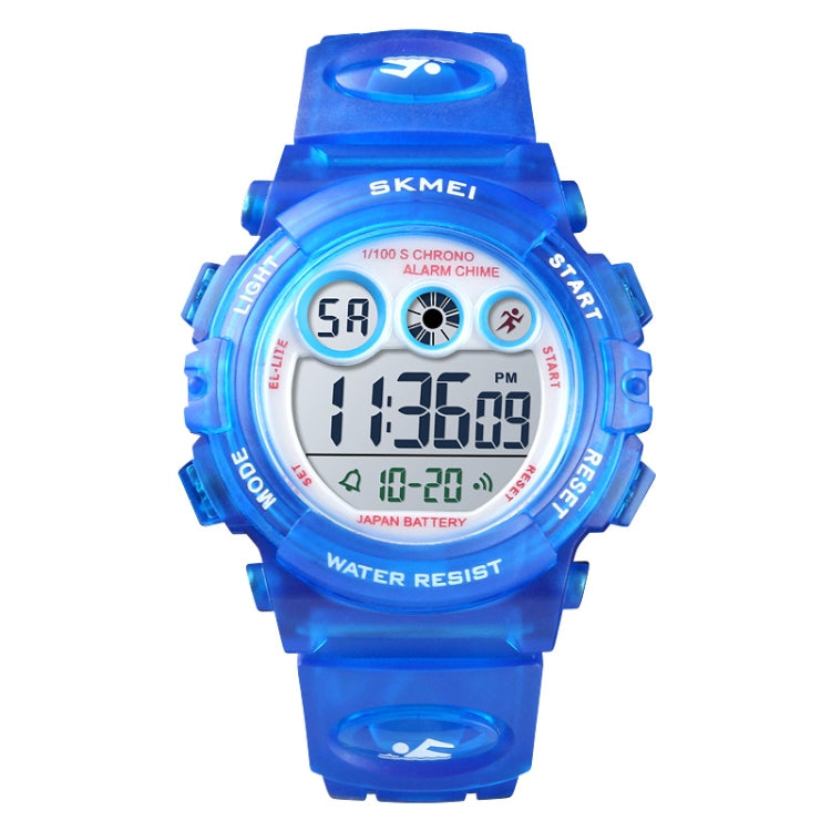 SKMEI 1451 LED Digital Stopwatch Chronograph Luminous Children Sports Electronic Watch(Transparent Sky Blue) - free shipping - PMC TechLife - Order now!