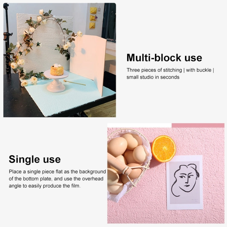 80 x 60cm PVC Backdrop Board Coarse Sand Texture Cement Photography Backdrop Board(Light Apricot) - Brick Wall by PMC TechLife | Online Shopping South Africa | PMC TechLife | Buy Now Pay Later Mobicred