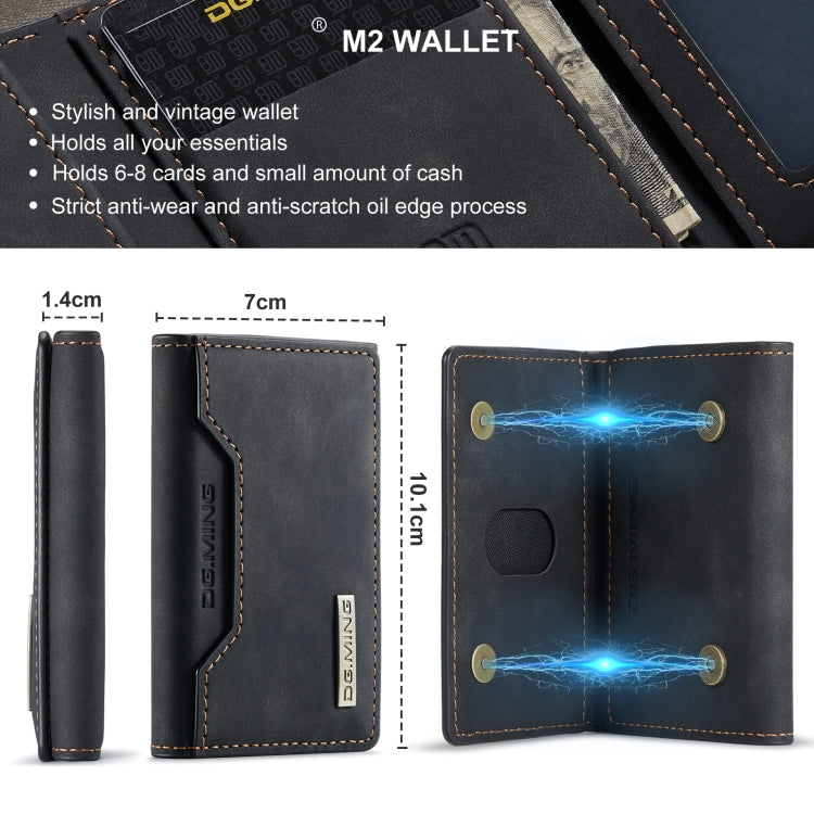 DG.MING M2 Series 3-Fold Card Bag(Black) - Card & Passport Bags by DG.MING | Online Shopping South Africa | PMC TechLife