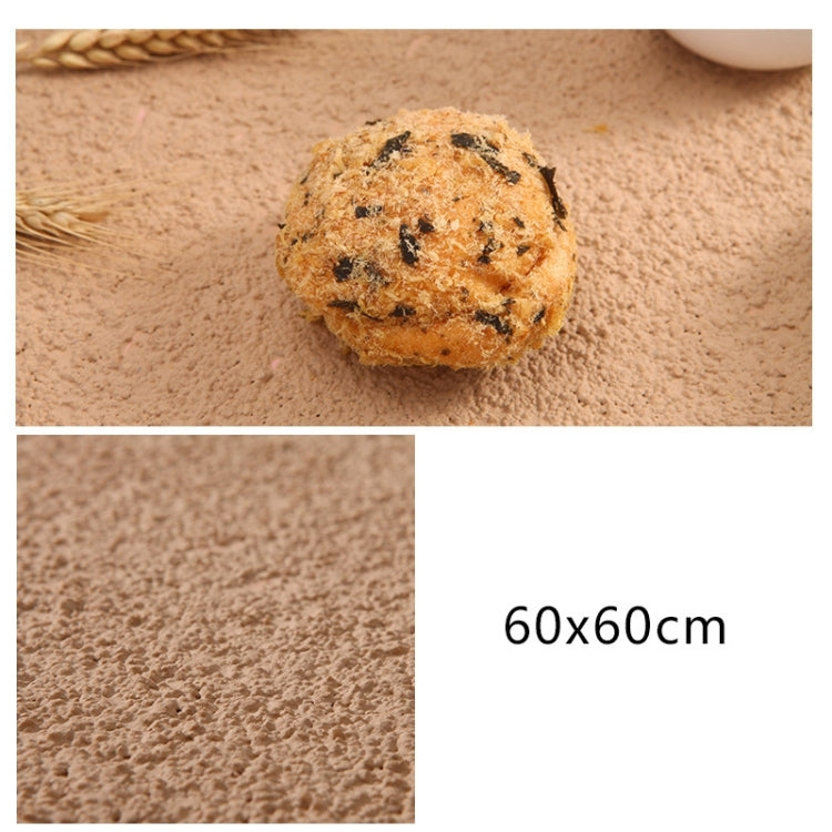 60 x 60cm PVC Backdrop Board Coarse Sand Texture Cement Photography Backdrop Board(Dark Nude Color) - free shipping - PMC TechLife - Order now!