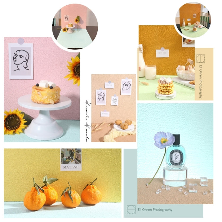 60 x 60cm PVC Backdrop Board Coarse Sand Texture Cement Photography Backdrop Board(Dark Grey) - Brick Wall by PMC TechLife | Online Shopping South Africa | PMC TechLife | Buy Now Pay Later Mobicred