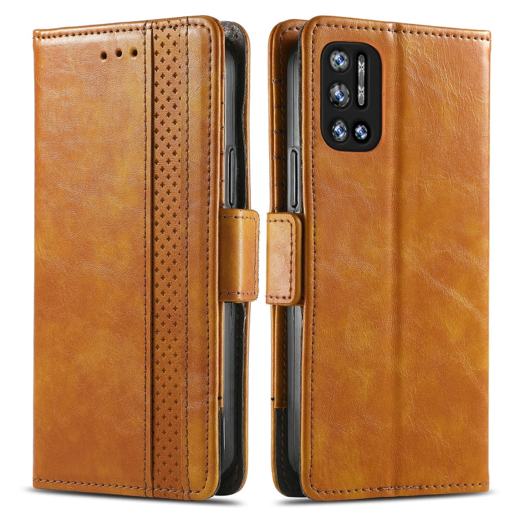 For Doogee N40 Pro CaseNeo Splicing Dual Magnetic Buckle Leather Case with Holder & Card Slots & Wallet(Khaki) - More Brand by PMC TechLife | Online Shopping South Africa | PMC TechLife | Buy Now Pay Later Mobicred