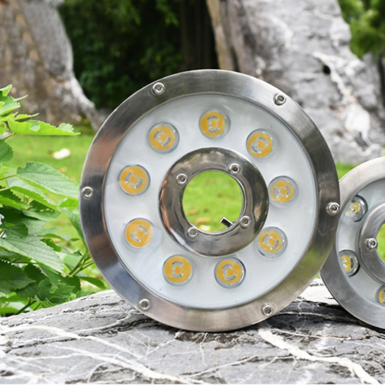 6W Landscape Colorful Color Changing Ring LED Aluminum Alloy Underwater Fountain Light(Colorful) - Underwater Lights by PMC TechLife | Online Shopping South Africa | PMC TechLife | Buy Now Pay Later Mobicred