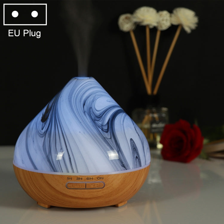 400ml Volcano Shape Humidifier Glass Aromatherapy Machine Automatic Alcohol Sprayer, Plug Specification:EU Plug(Khaki) - free shipping - PMC TechLife - Order now!