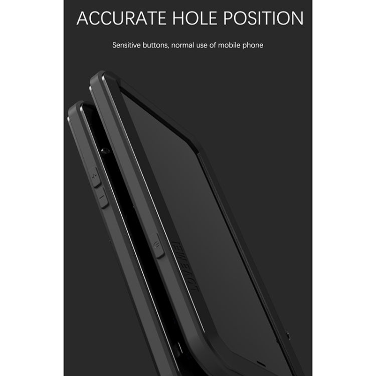 For iPhone 13 mini LOVE MEI Metal Shockproof Life Waterproof Dustproof Protective Phone Case (Red) - free shipping - PMC TechLife - Order now!