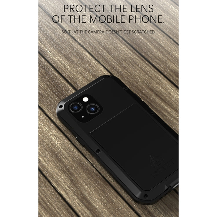 For iPhone 13 mini LOVE MEI Metal Shockproof Life Waterproof Dustproof Protective Phone Case (Yellow) - free shipping - PMC TechLife - Order now!