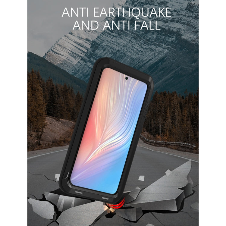 For Huawei P50 Pro LOVE MEI Metal Shockproof Waterproof Dustproof Protective Phone Case without Glass(Green) - free shipping - PMC TechLife - Order now!