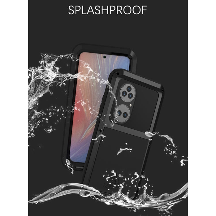 For Huawei P50 Pro LOVE MEI Metal Shockproof Waterproof Dustproof Protective Phone Case without Glass(Green) - free shipping - PMC TechLife - Order now!