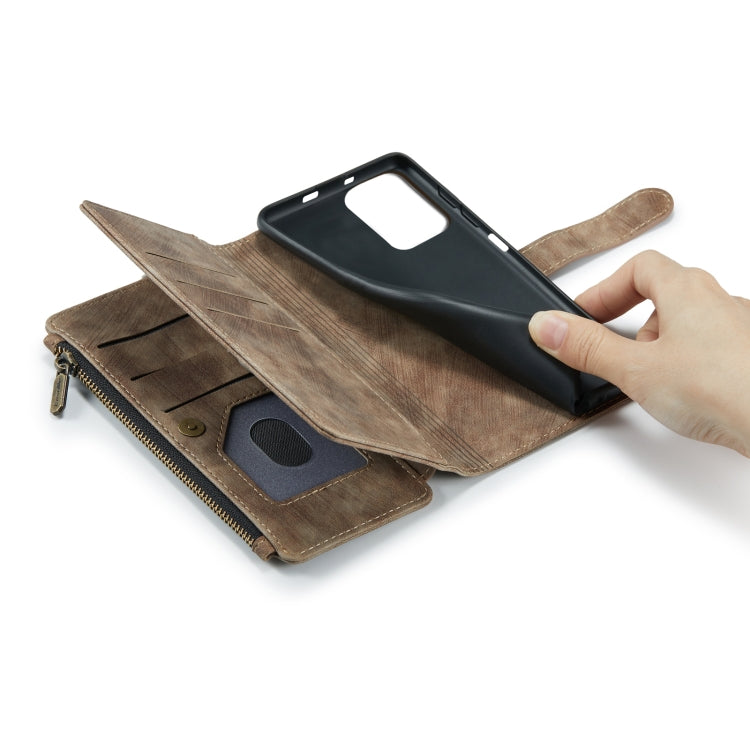 For Xiaomi Redmi Note 10 4G / Redmi Note 10S CaseMe-C30 Multifunctional Horizontal Flip PU + TPU Phone Case(Brown) - free shipping - PMC Jewellery - Order now!