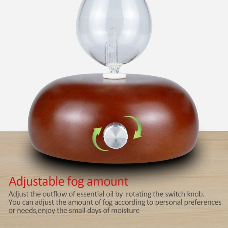 Wood Essential Oil Diffuser Aromatherapy Machine Automatic Alcohol Sprayer, Plug Specification:EU Plug(Dark Brown) - free shipping - PMC TechLife - Order now!