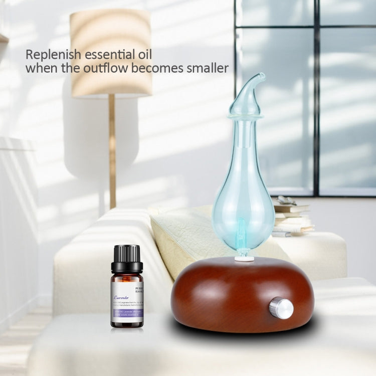 Wood Essential Oil Diffuser Aromatherapy Machine Automatic Alcohol Sprayer, Plug Specification:EU Plug(Dark Brown) - free shipping - PMC TechLife - Order now!