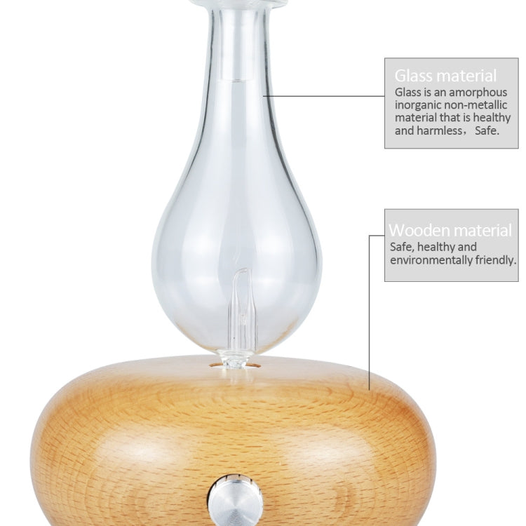 Wood Essential Oil Diffuser Aromatherapy Machine Automatic Alcohol Sprayer, Plug Specification:US Plug(Light Brown) - free shipping - PMC TechLife - Order now!