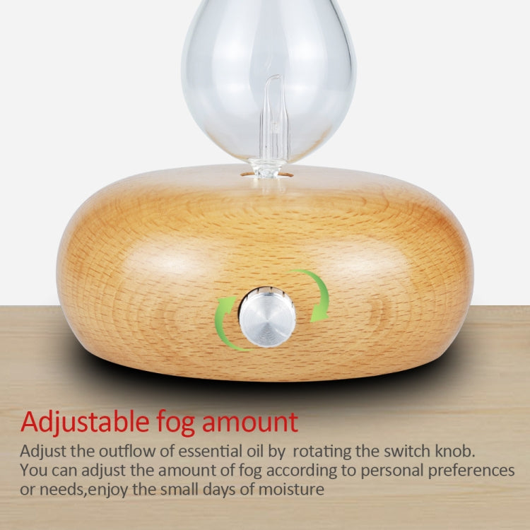 Wood Essential Oil Diffuser Aromatherapy Machine Automatic Alcohol Sprayer, Plug Specification:US Plug(Light Brown) - free shipping - PMC TechLife - Order now!