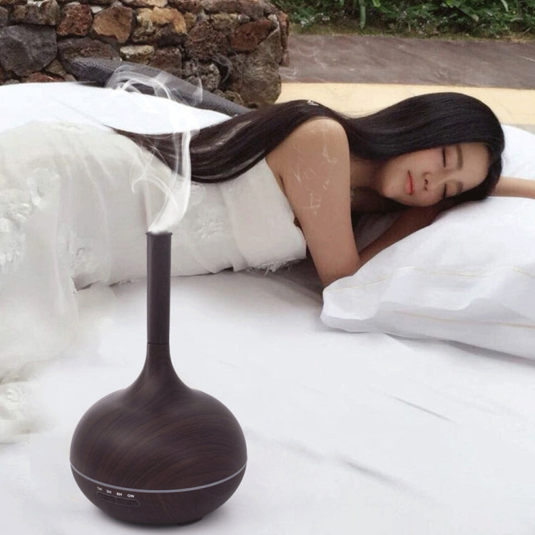 Creative Fragrance Machine Pointed Mouth Humidifier Automatic Alcohol Sprayer with Colorful LED Light, Plug Specification:US Plug(Light Brown) - free shipping - PMC TechLife - Order now!