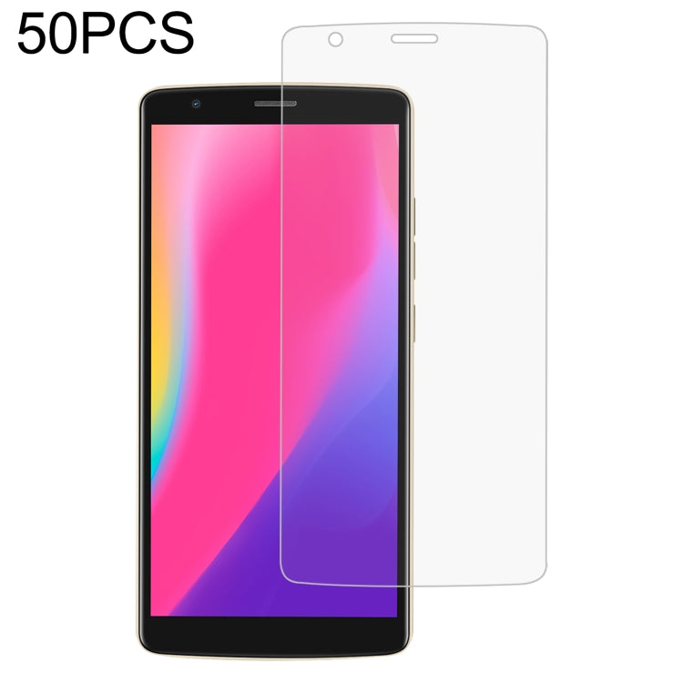 50 PCS 0.26mm 9H 2.5D Tempered Glass Film For Blackview A20 Pro - For Blackview by PMC TechLife | Online Shopping South Africa | PMC TechLife