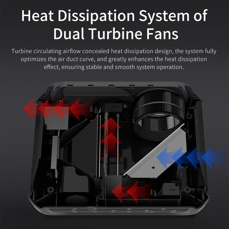 T7 1920x1080P 200 ANSI Portable Home Theater LED HD Digital Projector, Basic Version, UK Plug(Black) - LED Projector by PMC TechLife | Online Shopping South Africa | PMC TechLife | Buy Now Pay Later Mobicred