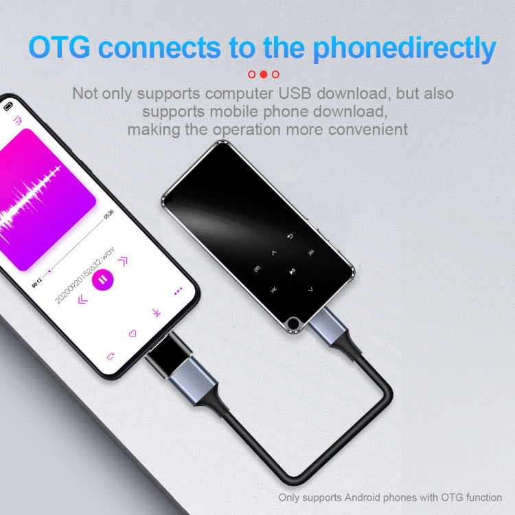 M25 Multifunctional Portable Bluetooth MP3 Player, Capacity:64GB(Black) - MP3 Player by PMC TechLife | Online Shopping South Africa | PMC TechLife | Buy Now Pay Later Mobicred