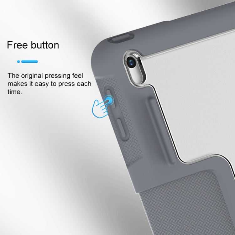 For iPad 9.7 Mutural Horizontal Flip PC + TPU + PU Leather Case with Holder & Pen Slot(Blue) - free shipping - PMC TechLife - Order now!