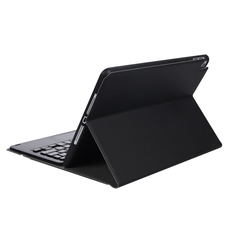 A11B-A Lambskin Texture Square Keycap Bluetooth Keyboard Leather Case with Touch Control For iPad Air 4 2020 10.9 / Pro 11 inch 2021 & 2020 & 2018(Black) - Universal by PMC TechLife | Online Shopping South Africa | PMC TechLife