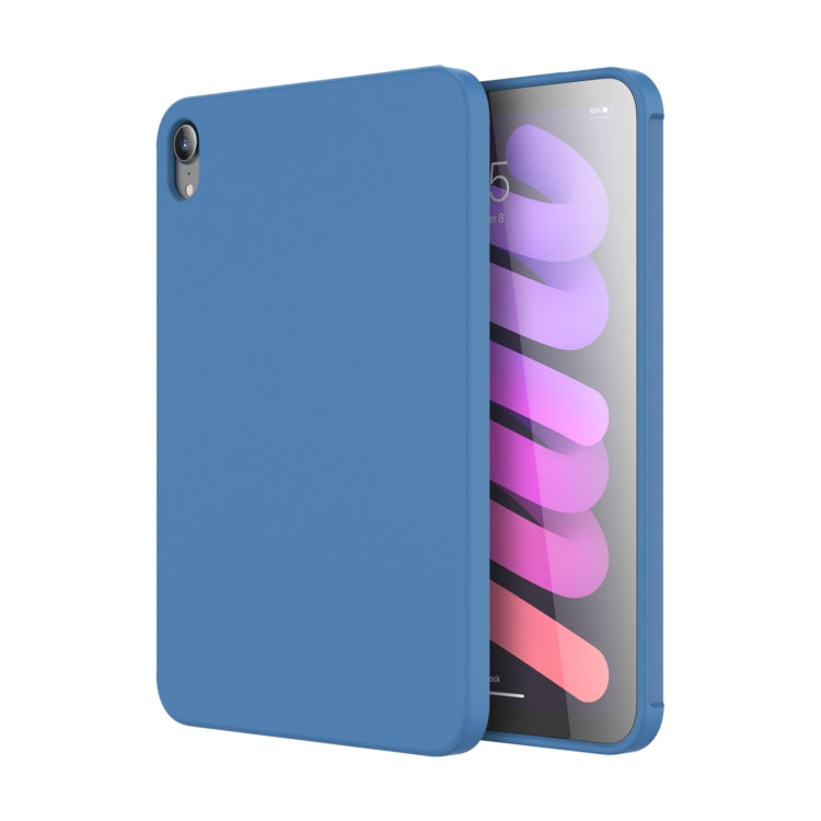 For iPad mini 2024 / mini 6 Mutural Silicone Microfiber Tablet Case(Light Blue) - free shipping - PMC TechLife - Order now!