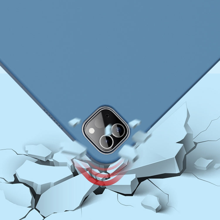 For iPad Pro 11 inch 2022 / 2021 / 2020 Mutural Silicone Microfiber Tablet Case(Pink Orange) - free shipping - PMC TechLife - Order now!