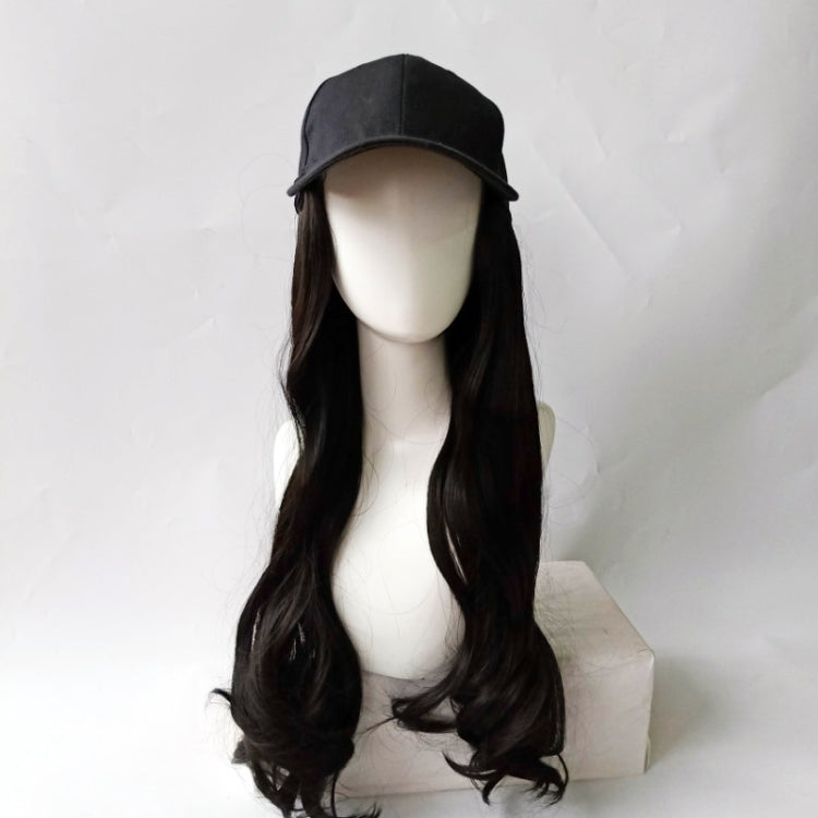 Hat Big Curve Wig One-piece Long Curly Chemical Fiber Headgear for Women(Granny Grey) - free shipping - PMC TechLife - Order now!