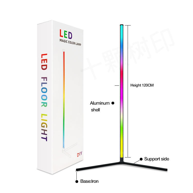 LED Symphony RGB Atmosphere Floor Light with Remote Control, Length:1.2m - Floor Lamps by PMc TechLife | Online Shopping South Africa | PMc TechLife | Buy Now Pay Later Mobicred