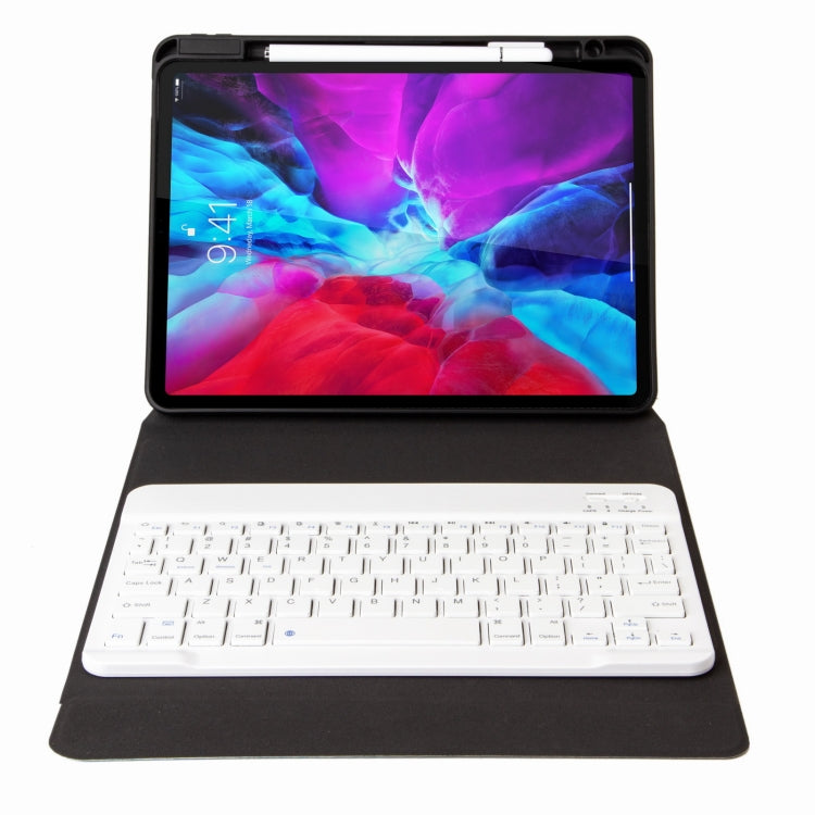 H-102 Bluetooth Keyboard Leather Case with Rear Three-fold Holder For iPad 10.2 2020 & 2019 / Pro 10.5 inch(Pink Blue) - Universal by PMC TechLife | Online Shopping South Africa | PMC TechLife