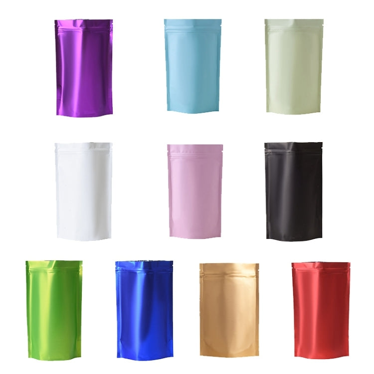 100 PCS/Set Matte Aluminum Foil Snack Stand-up Pouch, Size:15x22+4cm(Pink) - Preservation Supplies by PMC TechLife | Online Shopping South Africa | PMC TechLife | Buy Now Pay Later Mobicred