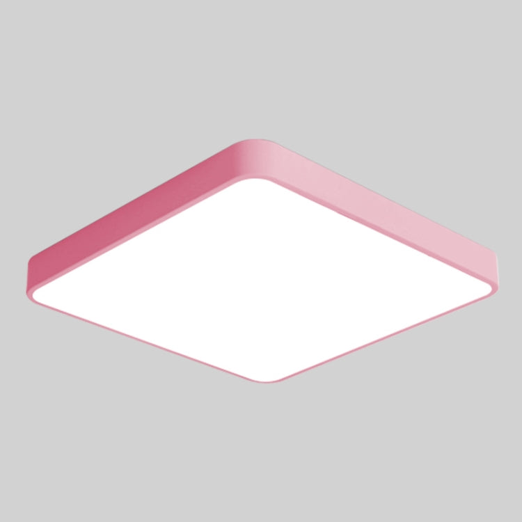 Macaron LED Square Ceiling Lamp, White Light, Size:30cm(Pink) - Celling Lights & Chandeliers by PMc TechLife | Online Shopping South Africa | PMc TechLife | Buy Now Pay Later Mobicred