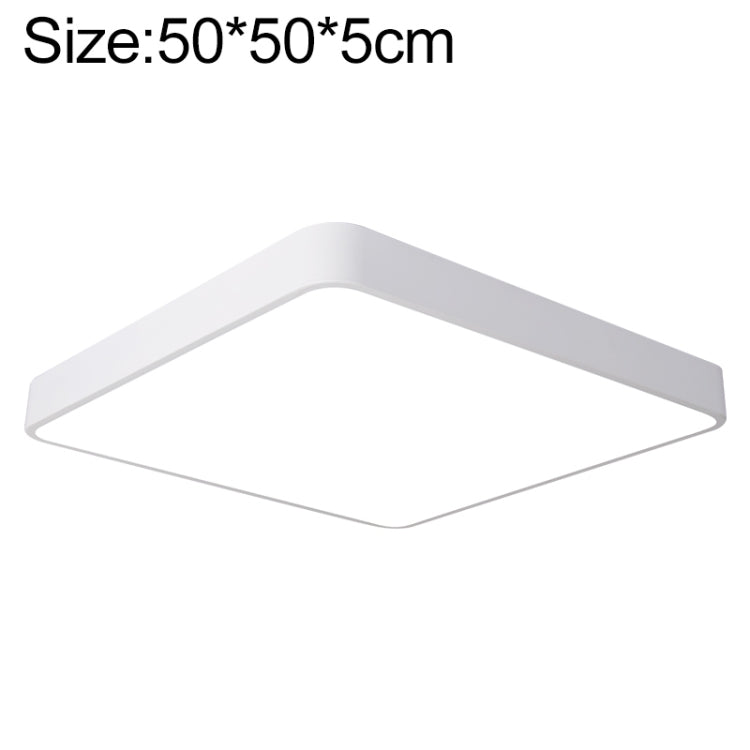 Macaron LED Square Ceiling Lamp, White Light, Size:50cm(White) - Celling Lights & Chandeliers by PMc TechLife | Online Shopping South Africa | PMc TechLife | Buy Now Pay Later Mobicred