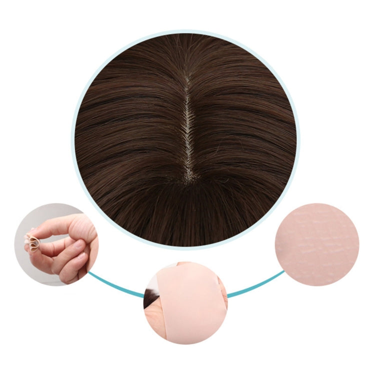 Air Bangs Fluffy Corn Blanching Water Ripple Long Curly Hair Wig Rose Net Headgear for Women(Light Brown) - free shipping - PMC TechLife - Order now!