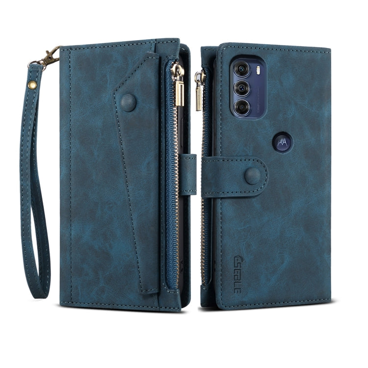 For Motorola Edge S30 Retro Frosted Leather Phone Case(Deep Green) - Motorola Cases by PMC TechLife | Online Shopping South Africa | PMC TechLife | Buy Now Pay Later Mobicred