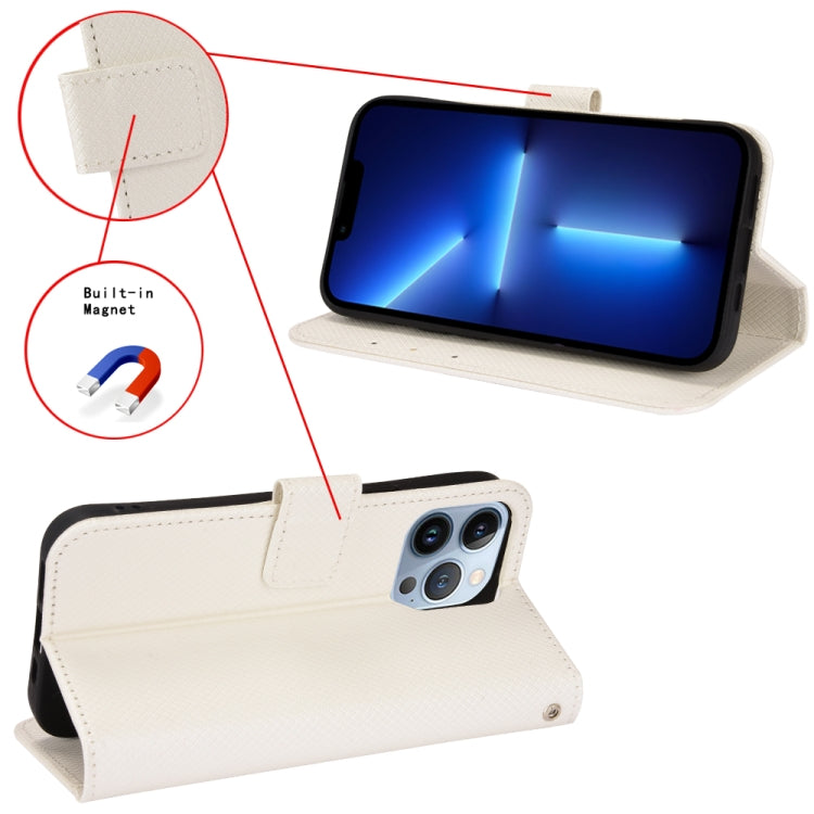 For Ulefone Armor X9 Diamond Texture Leather Phone Case(White) - Ulefone Cases by PMC Jewellery | Online Shopping South Africa | PMC Jewellery | Buy Now Pay Later Mobicred