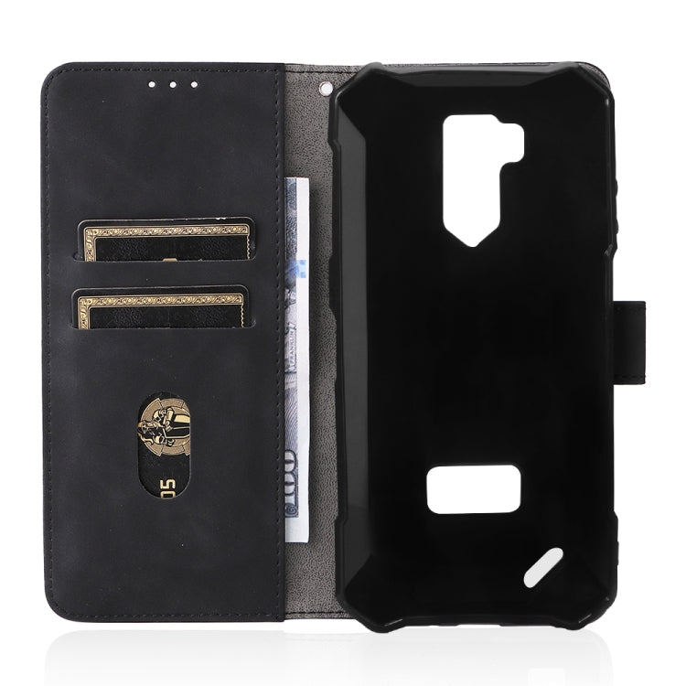 For Ulefone Armor X9 Skin Feel Magnetic Buckle Calf Texture PU Phone Case(Black) - Ulefone Cases by PMC Jewellery | Online Shopping South Africa | PMC Jewellery | Buy Now Pay Later Mobicred