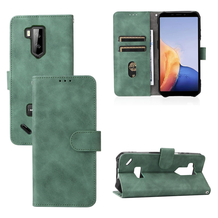 For Ulefone Armor X9 Skin Feel Magnetic Buckle Calf Texture PU Phone Case(Green) - Ulefone Cases by PMC Jewellery | Online Shopping South Africa | PMC Jewellery | Buy Now Pay Later Mobicred